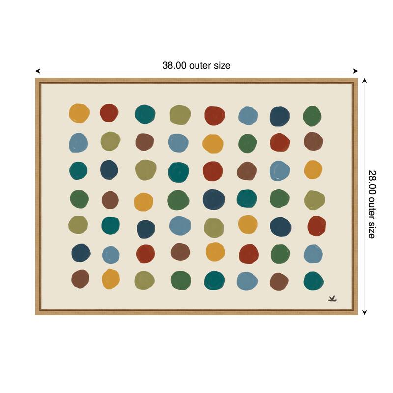 Kate and Laurel Meditation No. 3b by Kelly Knaga Framed Canvas Wall Art Print