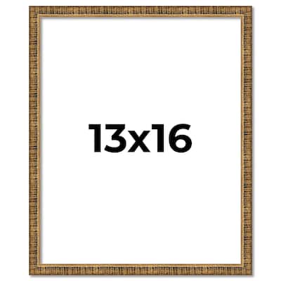 13x16 Frame Gold Kingsley Distressed Solid Wood Picture Frame Width