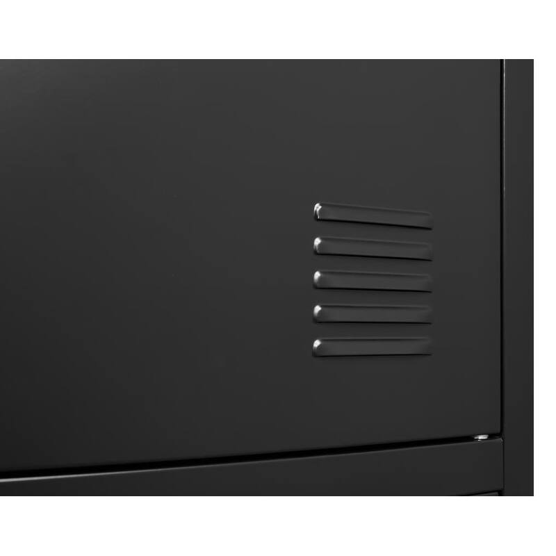 9-Door Metal Employee Storage Locker with Card Slot for Office,Gym,School