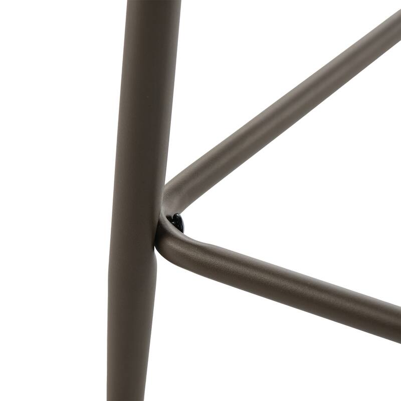 Glitzhome Set of 2 41"H Modern Tapered Leg Counter or High Bar Stools