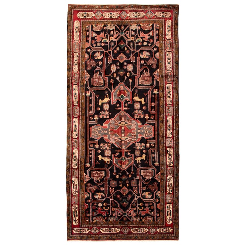 Anatolian Vintage Navy Rug 5'10" x 12'0" - 5'10 x 12'0 - Dark Navy - 5'10 x 12'0