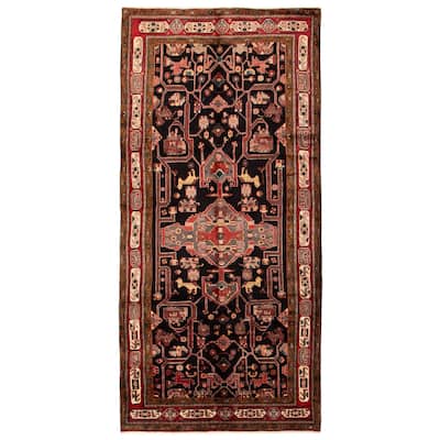 Anatolian Vintage Navy Rug 5'10" x 12'0" - 5'10 x 12'0