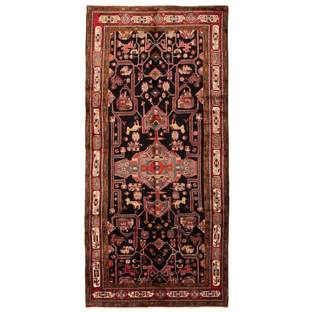 Anatolian Vintage Navy Rug 5'10" x 12'0" - 5'10 x 12'0