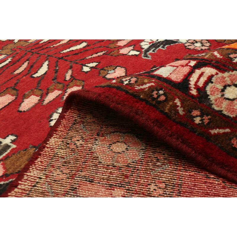 ECARPETGALLERY Hand-knotted Anadol Red Wool Rug - 3'7 x 5'0