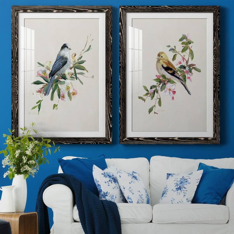 Spring Song Gray Jay-Premium Framed Print - Ready to Hang