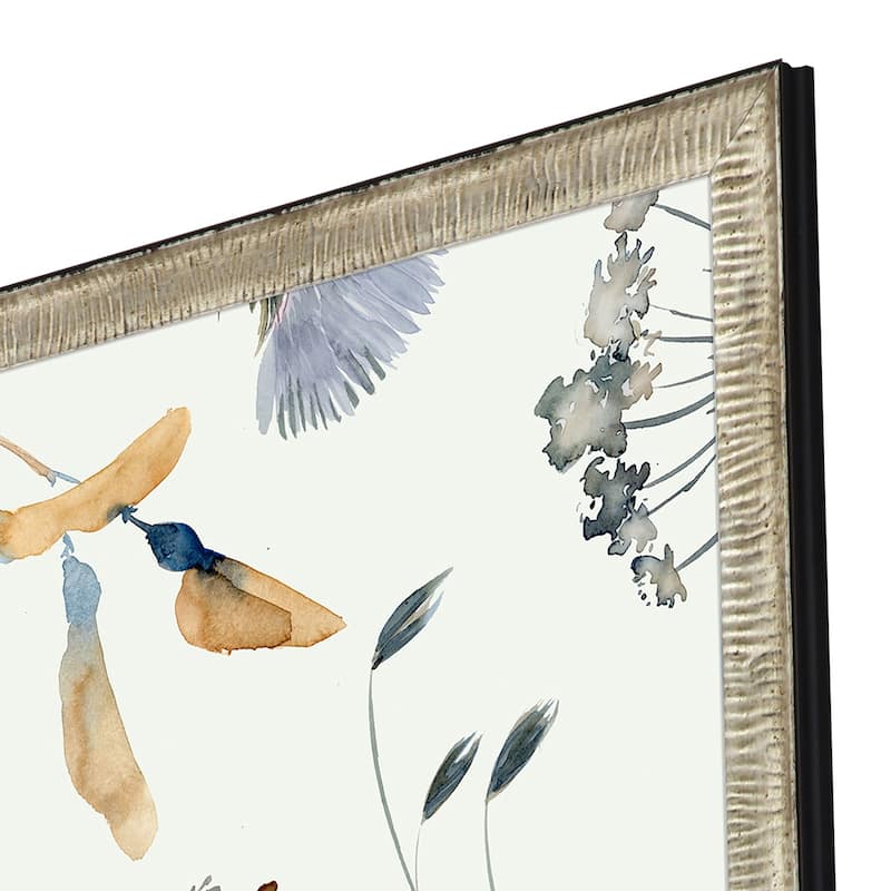 Nature's Gift I Framed Art Exclusive Under Glass - Blue