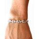 preview thumbnail 8 of 11, Shop LC 925 Sterling Silver Elephant Link Bracelet Animal Charm 7.25" - 7.25
