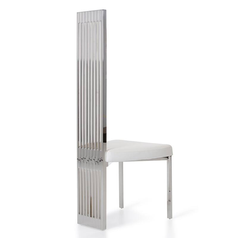 Modrest Elise White Dining Chair