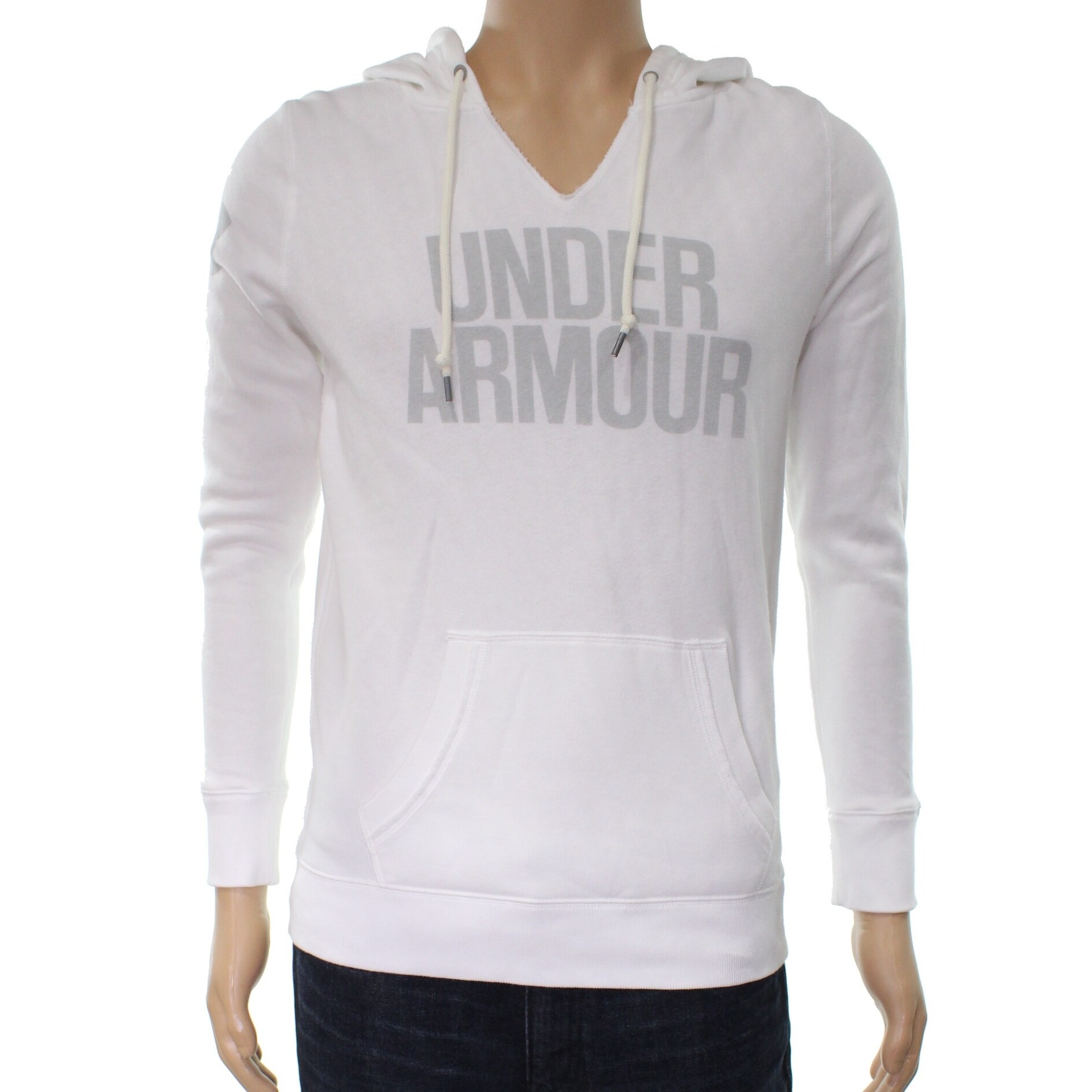 under armour white sweater