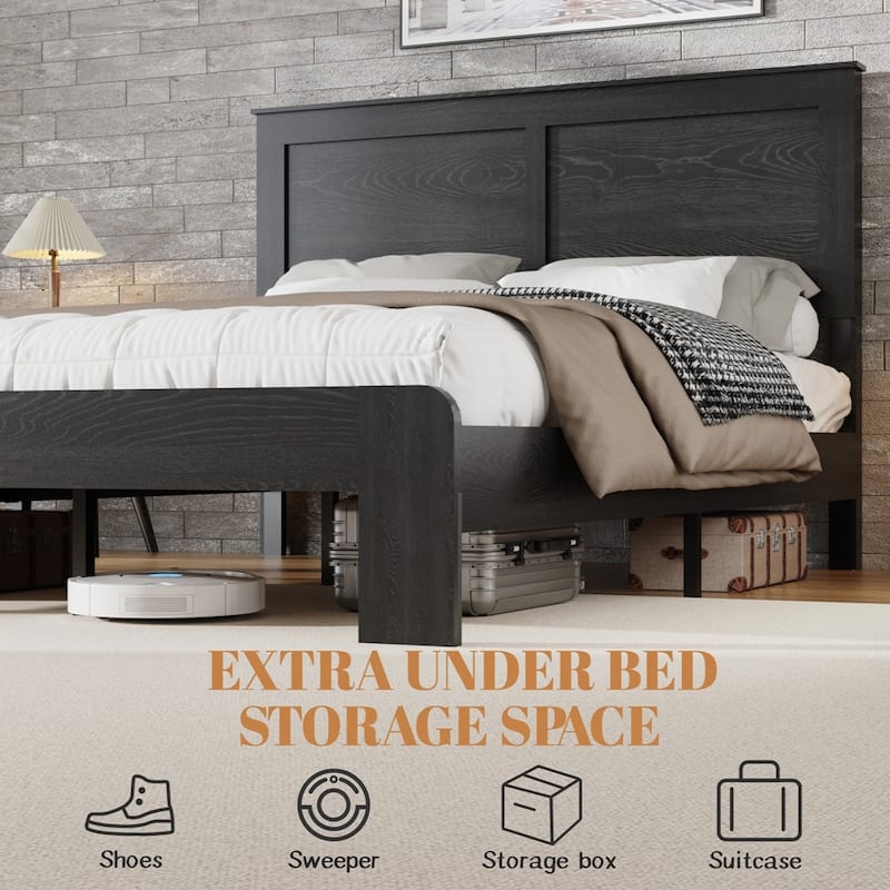 No Box Spring Needed Wood Platform Bed Frame