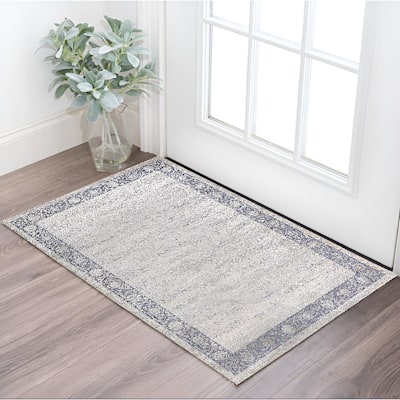 Cuxa Floral Traditional Woven Area Rug By HomeRoots