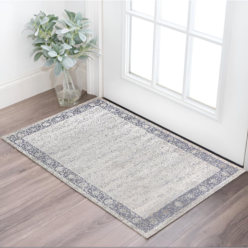Cuxa Floral Traditional Woven Area Rug By HomeRoots