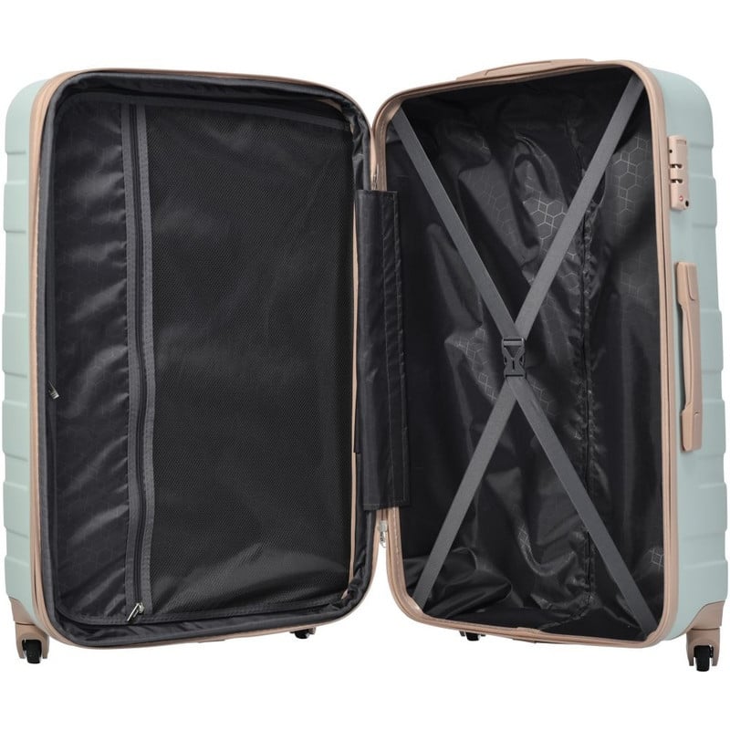 4PCS ABS Durable Suitcase Luggage Set with Travel Bag