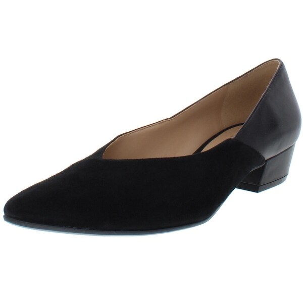 naturalizer betty suede and leather pumps