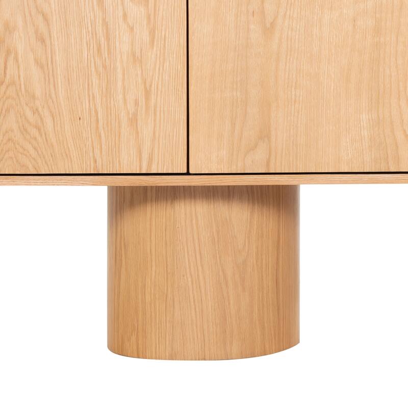 SAFAVIEH Couture Alberti Wood Sideboard - 71"W x 20"D x 29"H