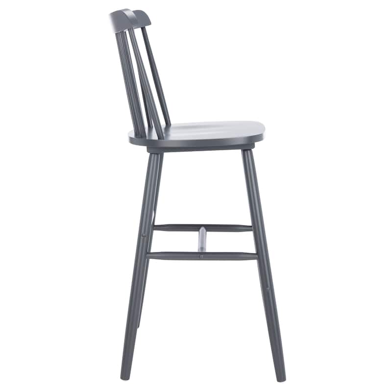 SAFAVIEH Aida 30-inch Spindle Farmhouse Bar Stool (Set of 2) - 19.9" x 19.8" x 38" - 20"W x 20"D x 43"H