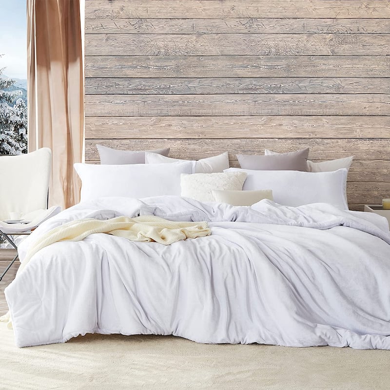 The Original Plush - Coma Inducer® Oversized Comforter Set - Pearl White - Oversized Queen