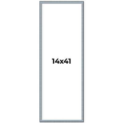 14x41 Frame Rustic Sky Blue Solid Wood Picture Frame | 0.75 Inch