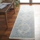 preview thumbnail 7 of 5, SAFAVIEH Dream Nolwen Vintage Abstract Polyester Rug - Grey/Aqua - 2' x 8'