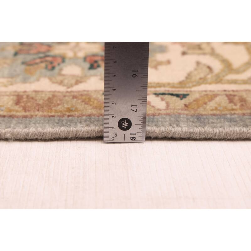 ECARPETGALLERY Hand-knotted Jules Serapi Light Denim Blue Wool Rug - 5'11 x 9'0