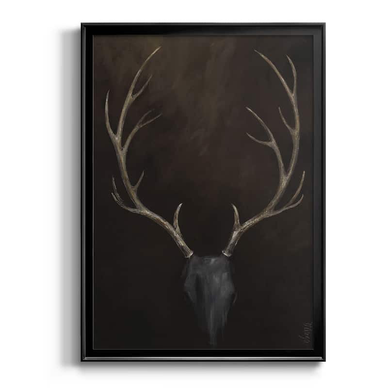 Buck Premium Framed Print - Ready to Hang - 26.5X36.5 - Black