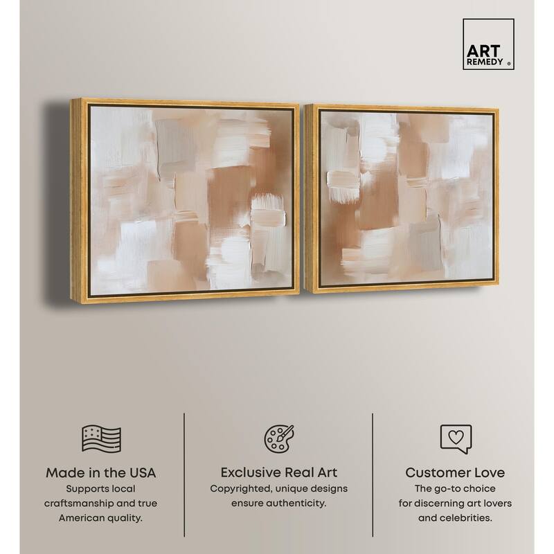 Moonlit Gold II Canvas by Art Remedy