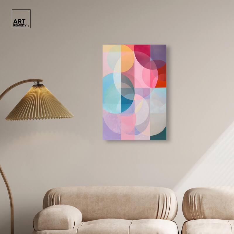 Oneiric Circles IV Canvas by Art Remedy, Gallery Wrapped