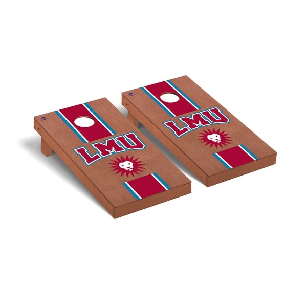 slide 2 of 5, Loyola Marymount LMU Lions Rosewood Cornhole Board Set