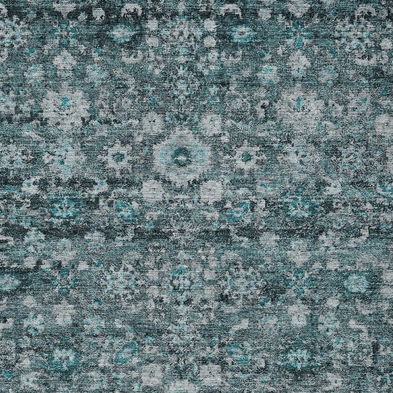 HomeRoots Oriental Traditional Rectangle Outdoor Rug