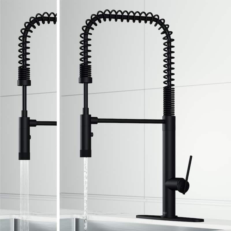 VIGO Sterling 23" H Single Handle Pull-Down Sprayer Kitchen Faucet