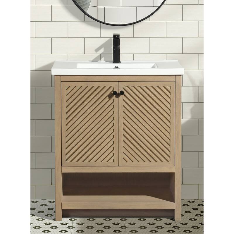 Ari Bath Selena 30" Bathroom Vanity Oak