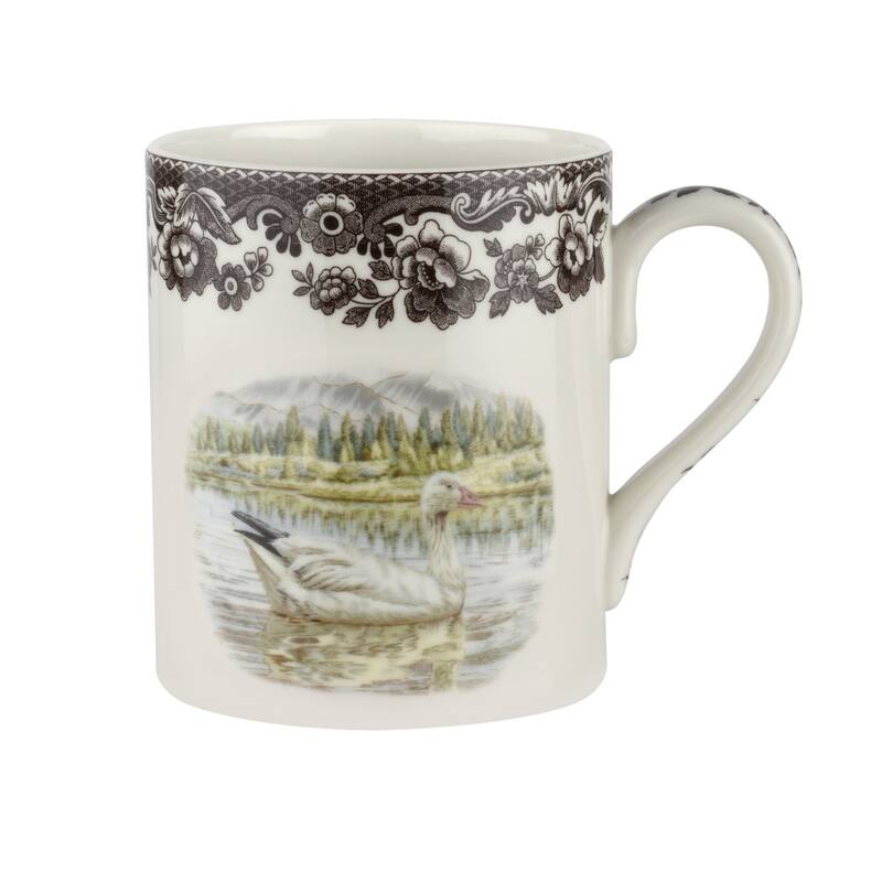 Spode Woodland Mug Assorted Bird - Snow Goose