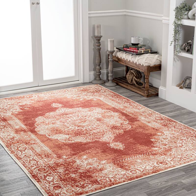 JONATHAN Y Soleiman Cottage Medallion Area Rug