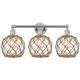 Option Polished Chrome / Clear Glass with Brown Rope