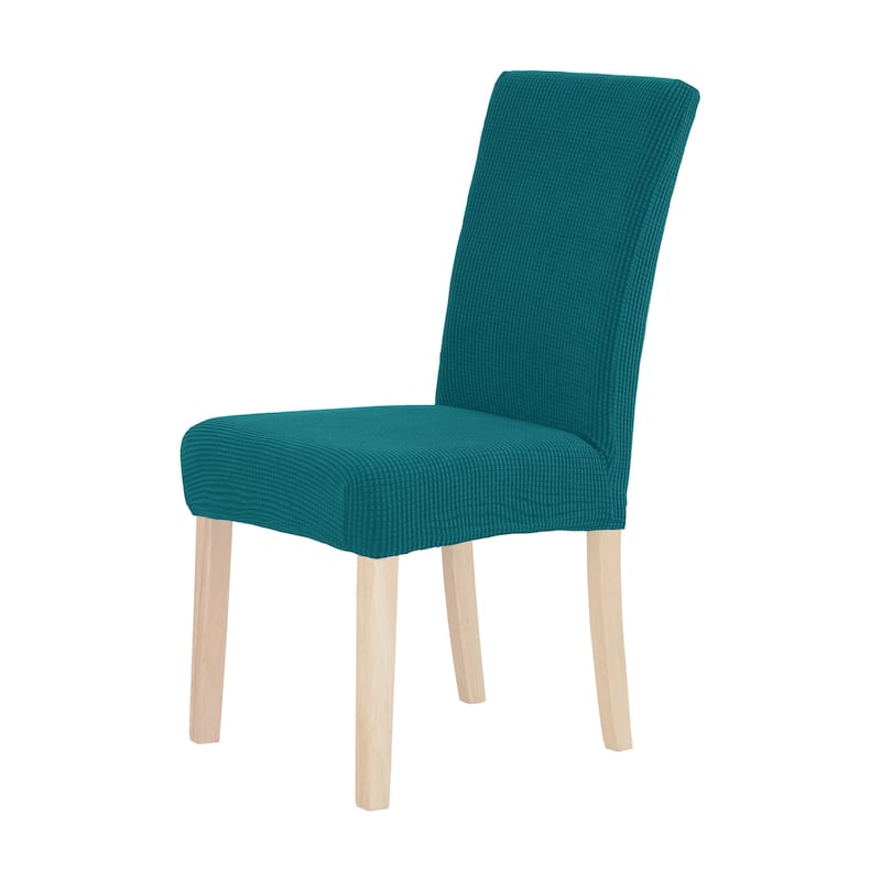 Deconovo Universal Soft Stretch Chair Slipcovers Set of 6 - Teal