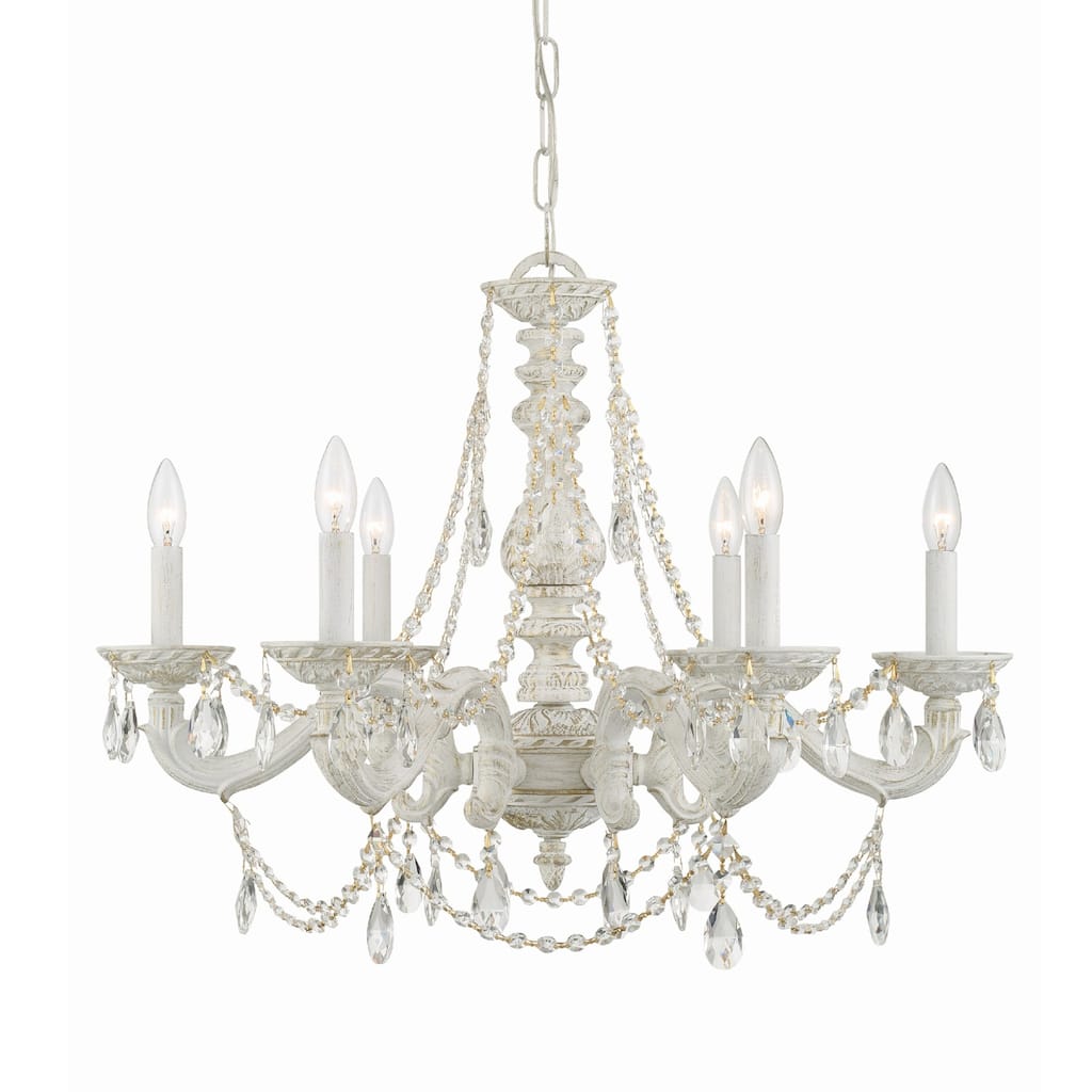 Crystorama Lighting Group Sutton 6 Light 28" Wide Chandelier with