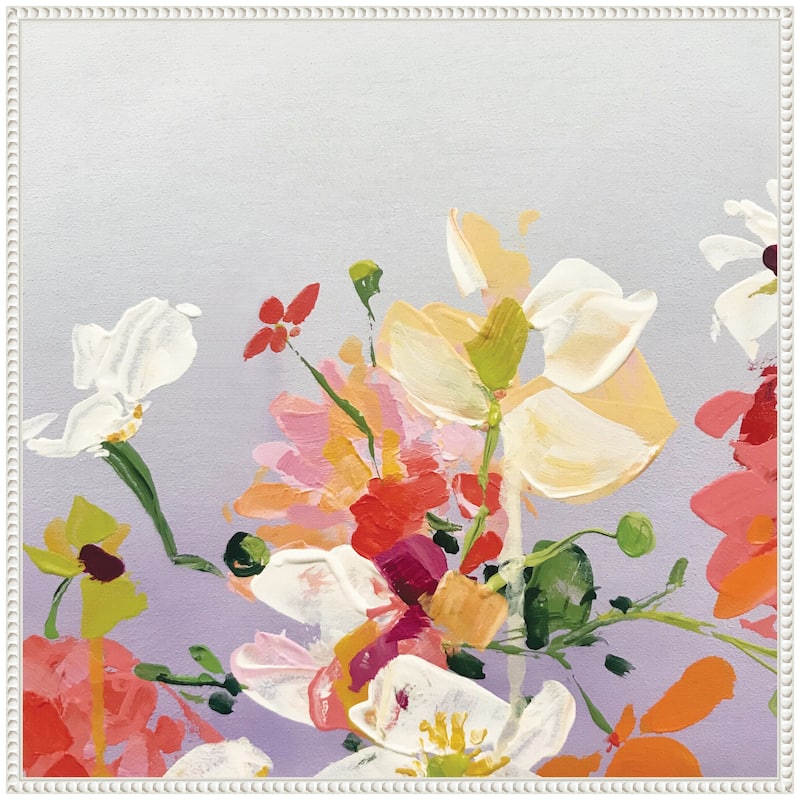 Kate and Laurel Sylvie Facing Each One Framed Canvas by Emma Daisy