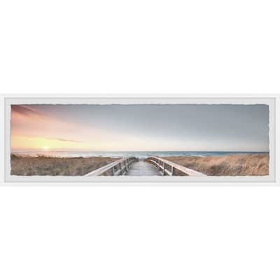 Cool Sunset Framed Wall Art, Elegant Home Touch - Sophisticated Artwork for Refined Décor
