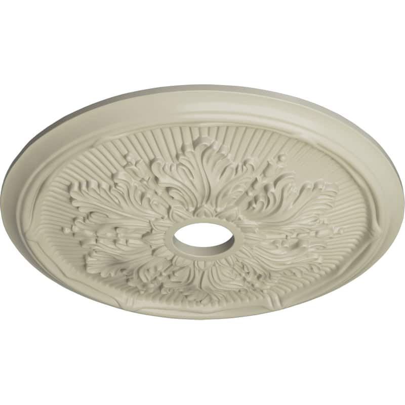 23 3/4"OD x 3 5/8"ID x 1 7/8"P Luton Leaf Ceiling Medallion