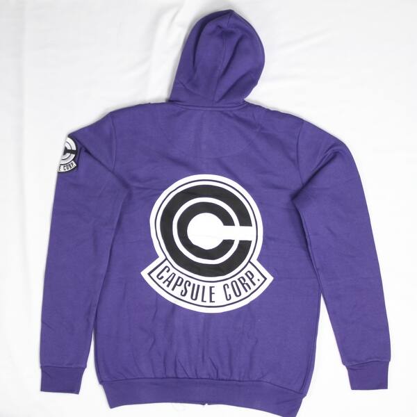 Shop Dragon Ball Z Capsule Corp Trunks Purple Zip Up Hoodie