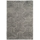 preview thumbnail 2 of 8, SAFAVIEH Handmade Mirage Candan Modern Abstract Viscose Rug 6' x 9' - Light Grey/Charcoal - Rectangle