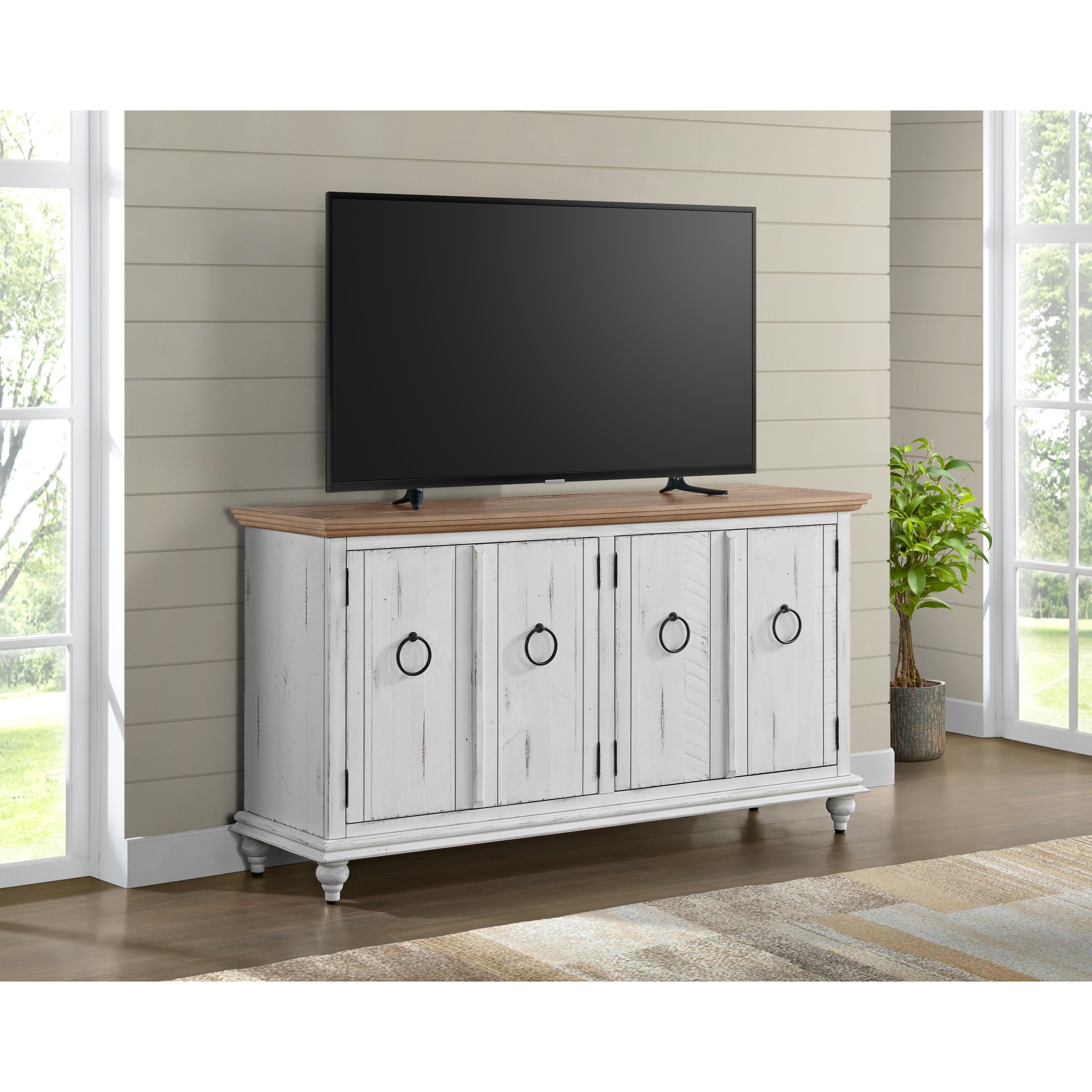 Garden District Farmhouse Solid Wood 65