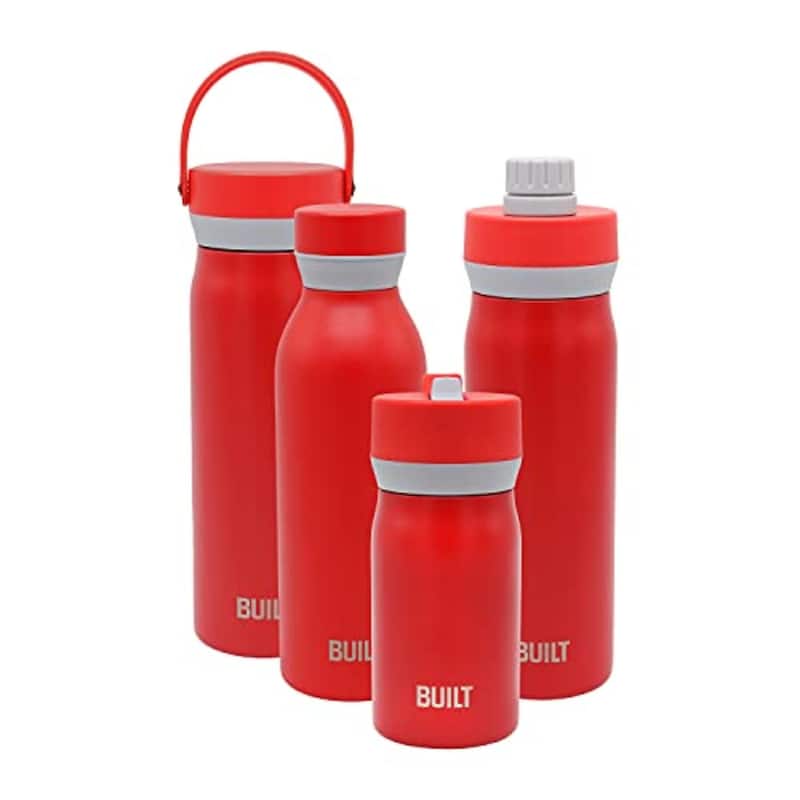 Built 20Oz Stainless Steel Cascade Tumbler with Chug Lid, Red