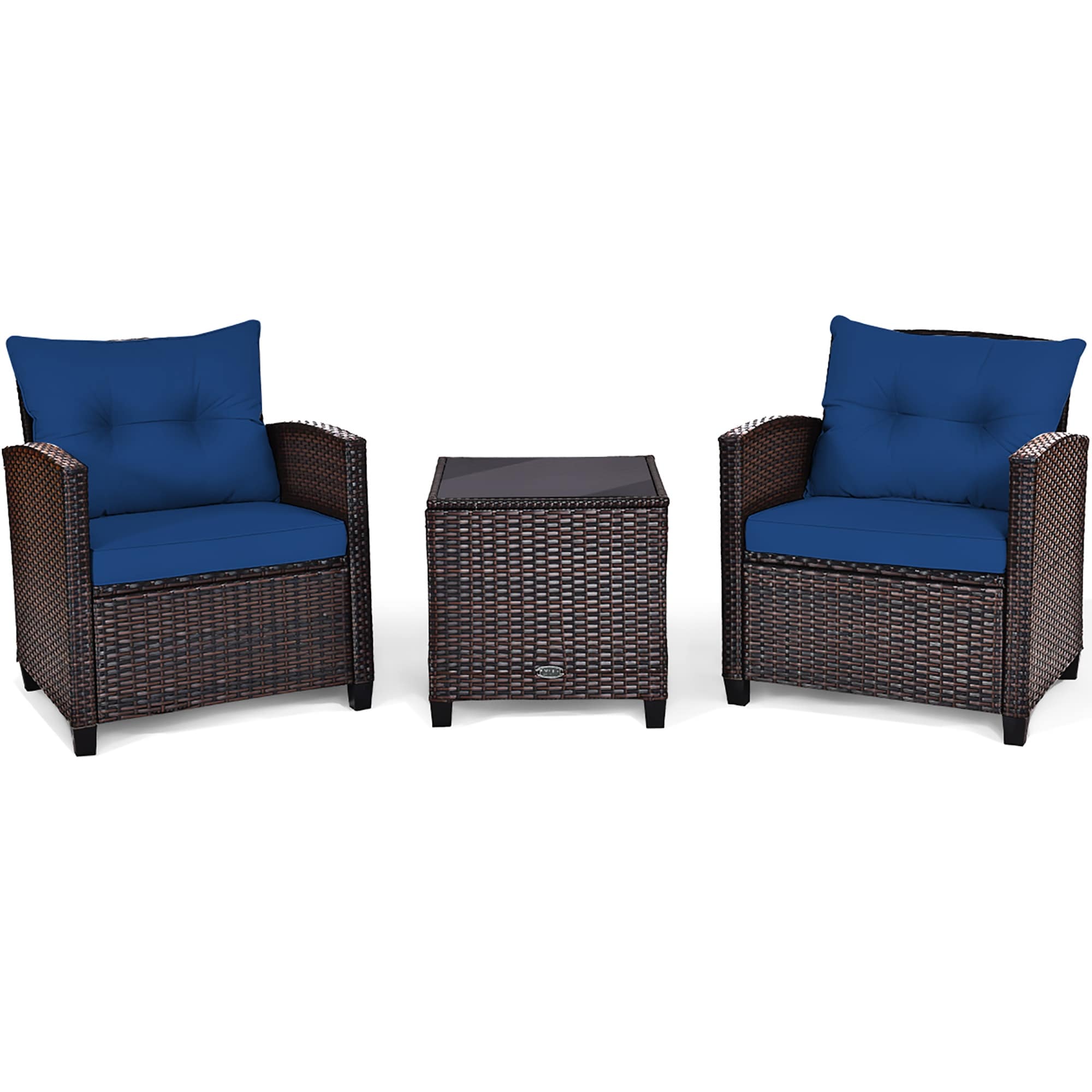 Griswold 3 piece conversation store set with cushions