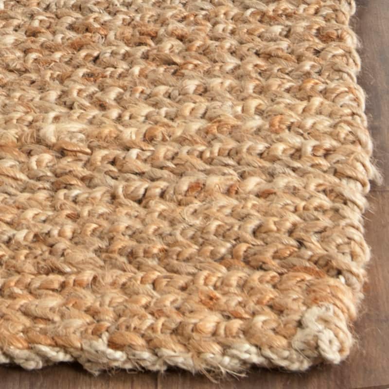 SAFAVIEH, Handmade Natural Fiber Valery Casual Solid Jute Rug