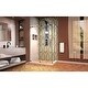 preview thumbnail 14 of 22, DreamLine Enigma-X 34 1/2 in. D x 48 3/8 in. W x 76 in. H Sliding Shower Enclosure - 34.5" x 44.38" - 48.38"