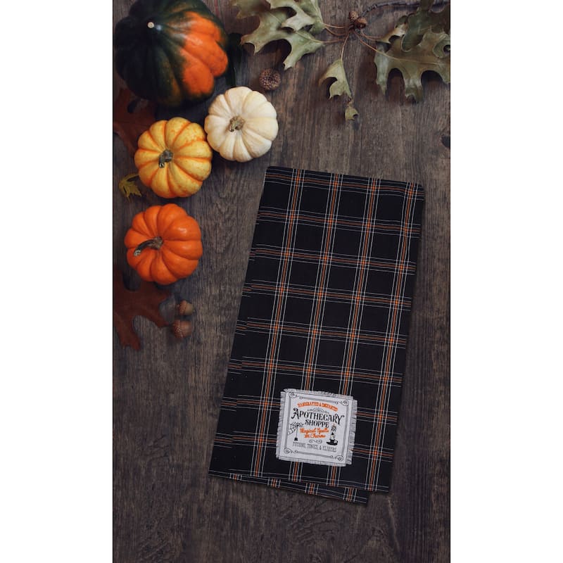 Apothecary Shoppe Plaid Towel