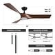 preview thumbnail 17 of 31, CO-Z 52" Modern Ceiling Fan with Dimmable LED Light and Remote