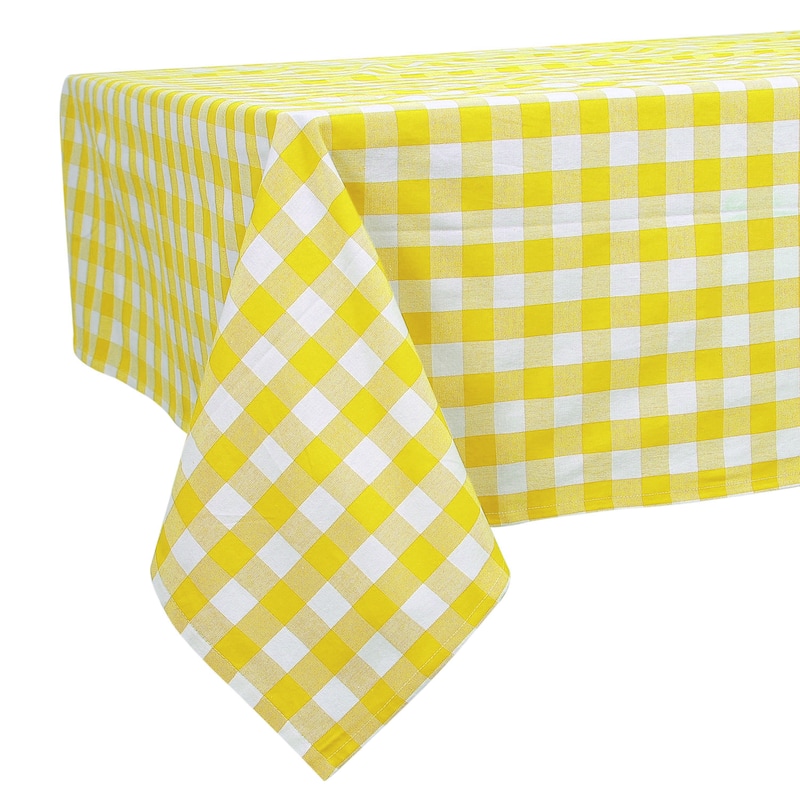 Fabstyles Country Check Cotton Tablecloth