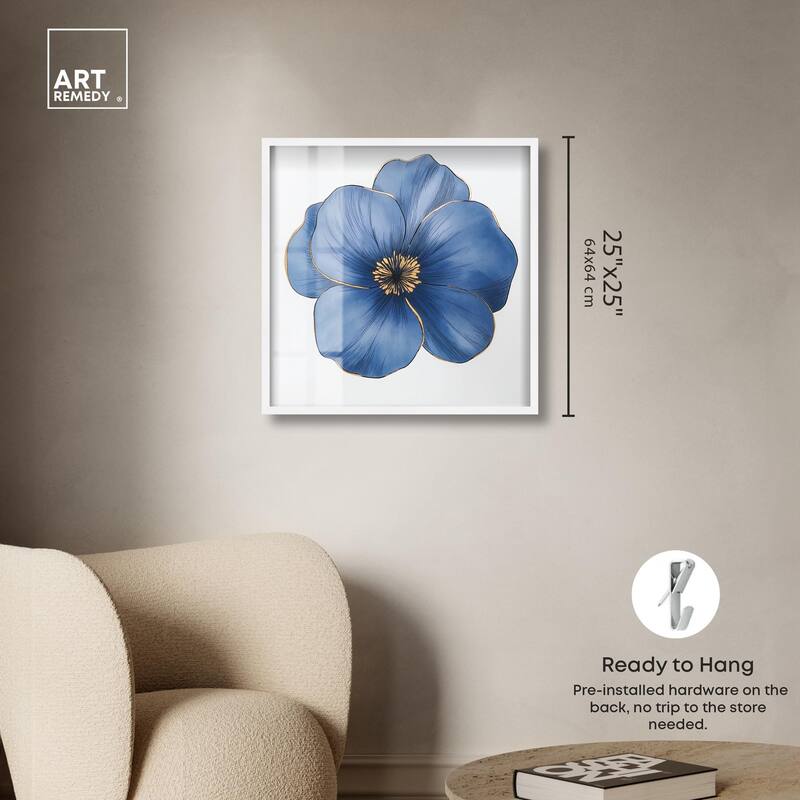 Blue Brilliance II Shadowbox by Art Remedy